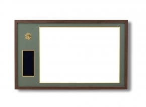 4886褒賞勲章額517×367mm(茶/緑ドンス)