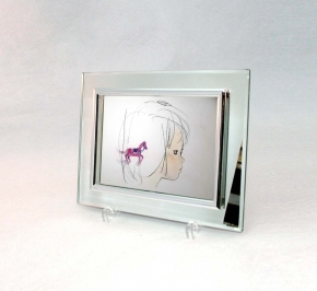 いわさきちひろミラーフレーム「横顔」