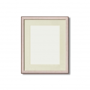 【軽量水彩額】■8155水彩額F6マット付(ホワイト)