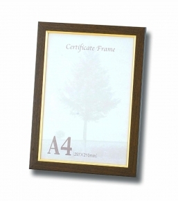 スタンド付 ■9016 OA額 A4サイズ(297×210mm)ブラウン 10枚セット