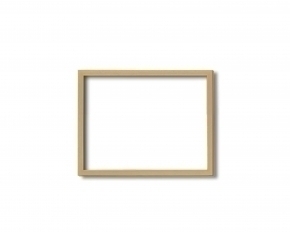 5767デッサン額 インチサイズ(254×203mm)  (  木地  )