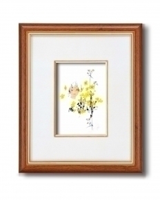 いわさきちひろインチ額  つくしんぼ