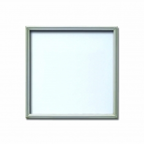 【角額】アルミ正方形額・壁掛けひも・アクリル付き ■7517 400角(400×400mm)シルバー