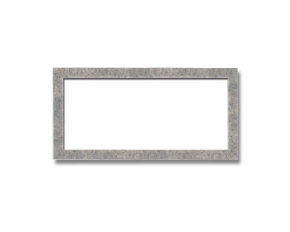 長方形額(300×150mm) 銀柄紋