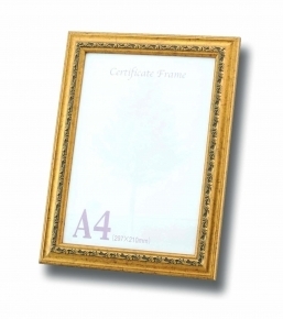 スタンド付 ■9011 OA額 A4サイズ(297×210mm)ゴールド 10枚セット