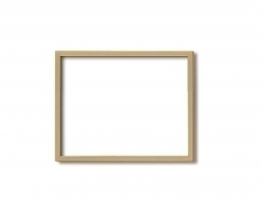 5767デッサン額 太子サイズ(379×288mm)  (  木地  )