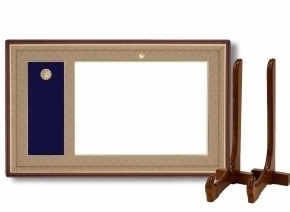 4035勲記勲章額(595×420mm)額立て付き(茶ドンス)