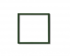 【角額】木製正方形額・壁掛けひも ■5767 200角(200×200mm)グリーン