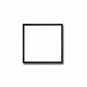 【角額】紫外線から作品を守るUVカットアクリル付き■9102 200角(200×200mm) 墨