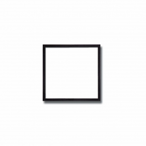 【角額】紫外線から作品を守るUVカットアクリル付き■9102 150角(150×150mm) 墨