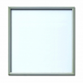 【角額】アルミ正方形額・壁掛けひも・アクリル付き ■7517 500角(500×500mm)シルバー