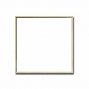 【角額】紫外線から作品を守るUVカットアクリル付き■9102 350角(350×350mm) 乳白