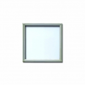 【角額】アルミ正方形額・壁掛けひも・アクリル付き ■7517 250角(250×250mm)シルバー