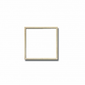 【角額】紫外線から作品を守るUVカットアクリル付き■9102 150角(150×150mm) 乳白